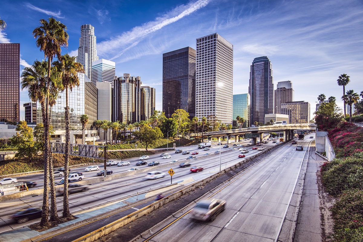 Downtown Los Angeles, California Cityscape